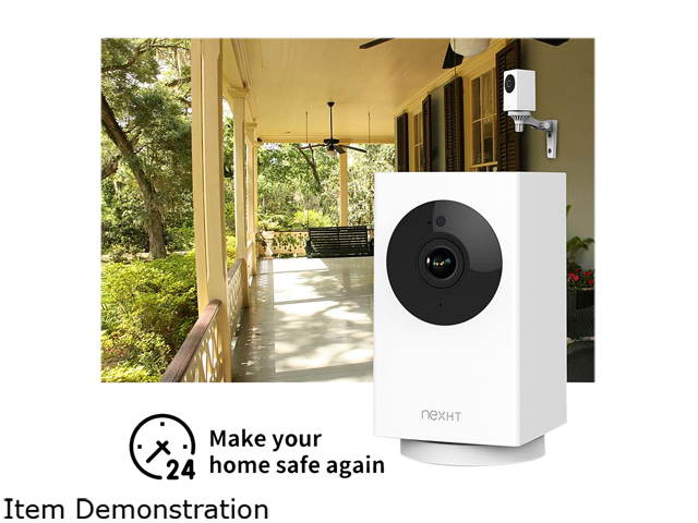 Inland NexHT 2 Pack Smart Wireless 1080p Security Cam 360/Night Vision Two Way Audio/Cloud Storage/Auto Track