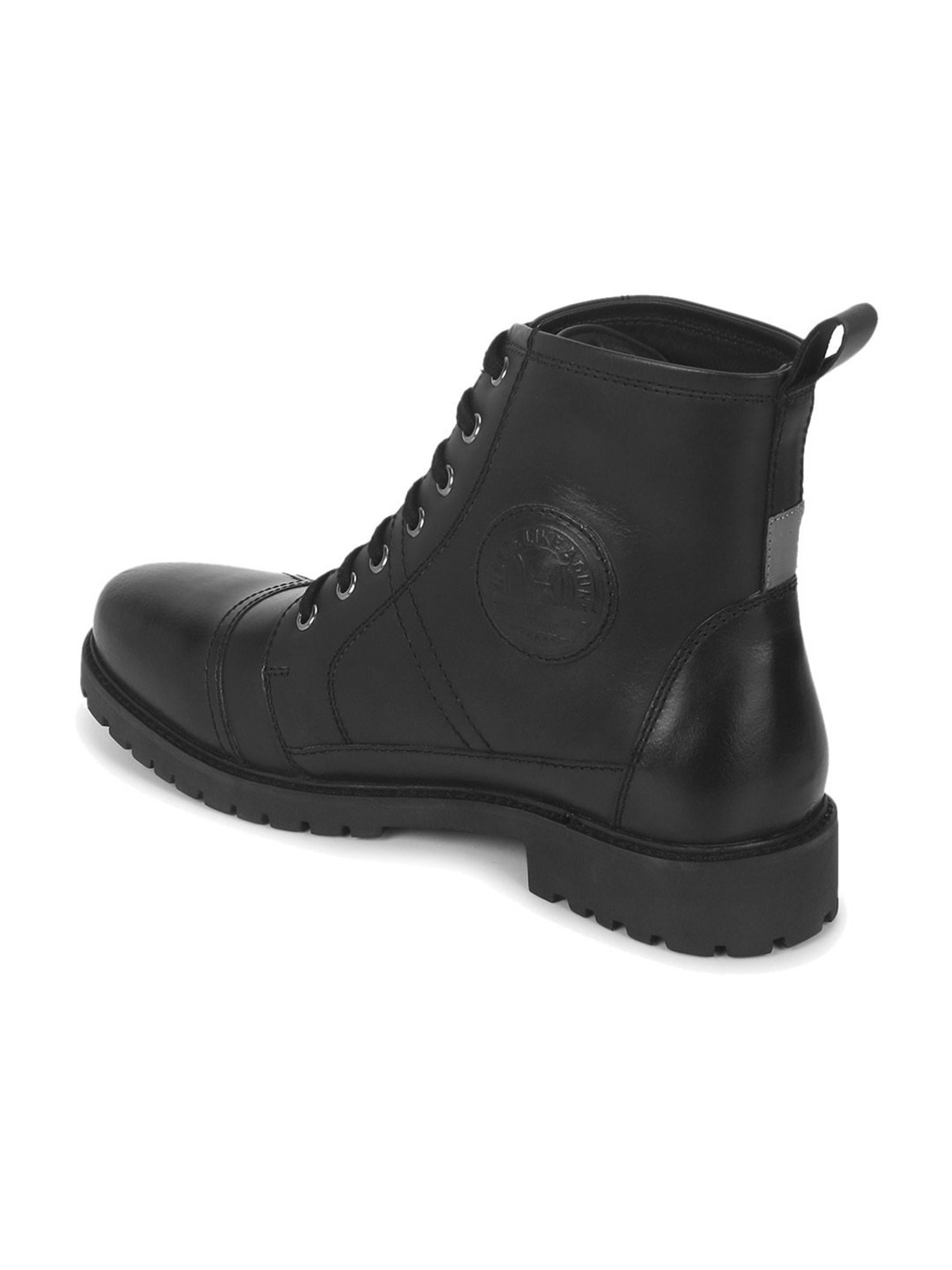 Royal Enfield Men's Huntsman Black Derby Boots