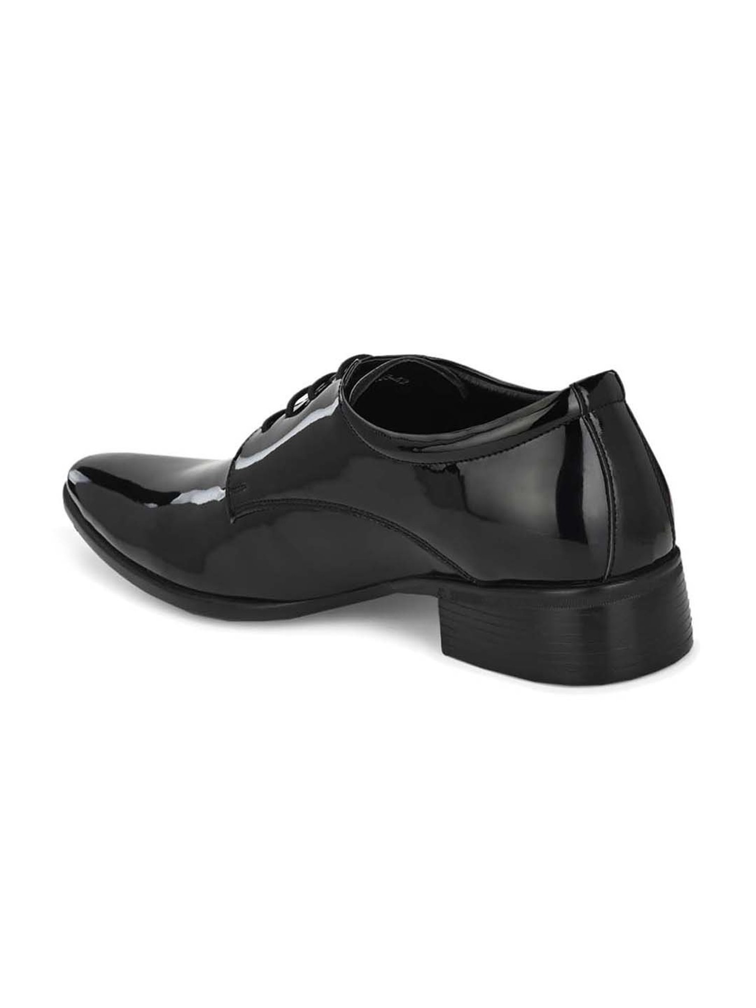 Delize Men's Black Derby Shoes