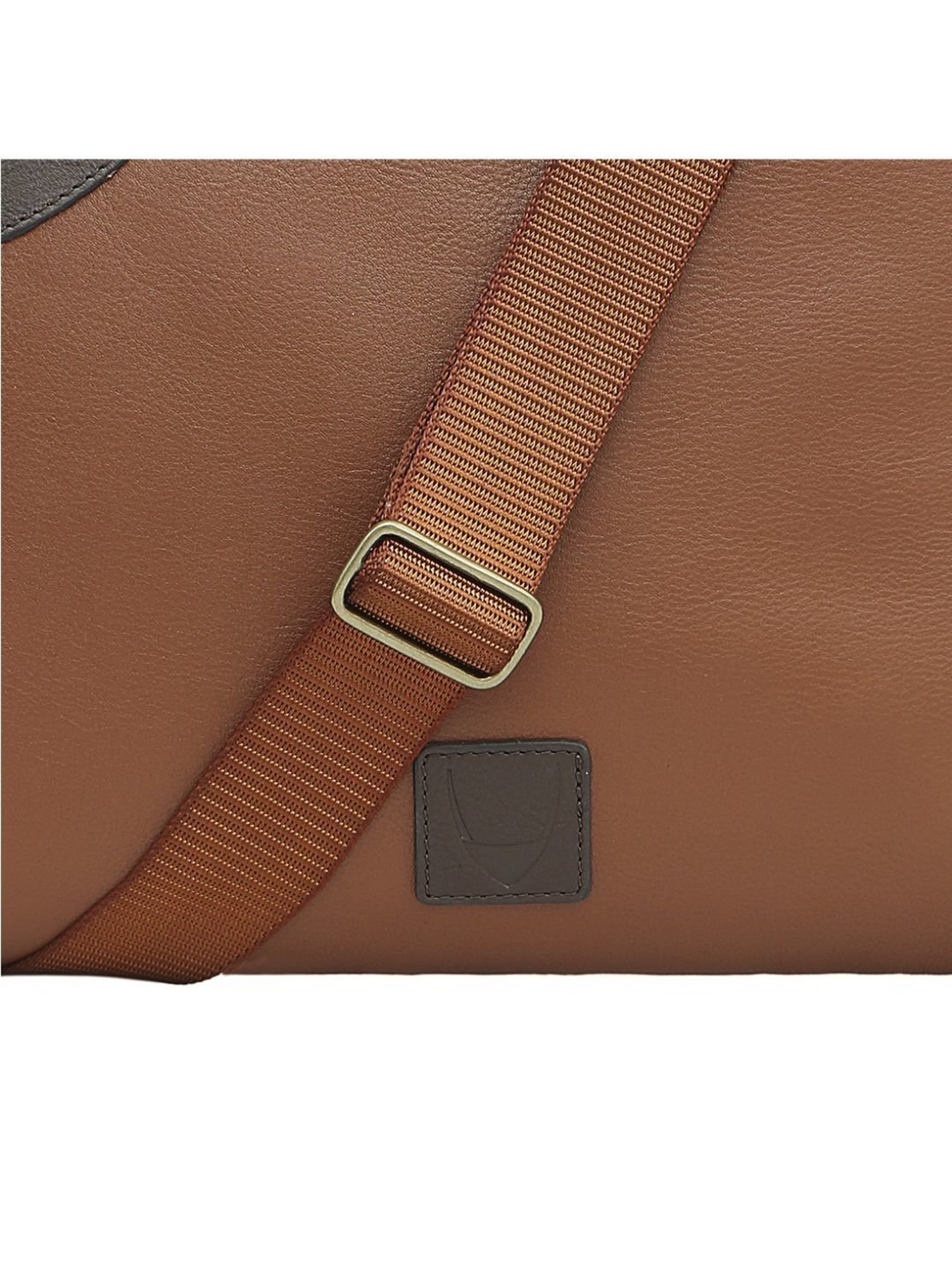 Hidesign Wabi Sabi Tan Solid Medium Sling Handbag