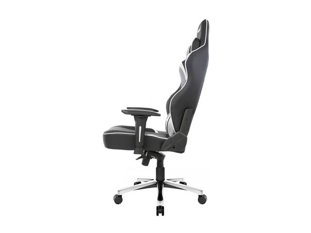 AKRacing Masters Series MAX PU Leather Gaming Chair, 4D Adjustable Armrests, 180 Degrees Recline - White (AK-MAX-WT)