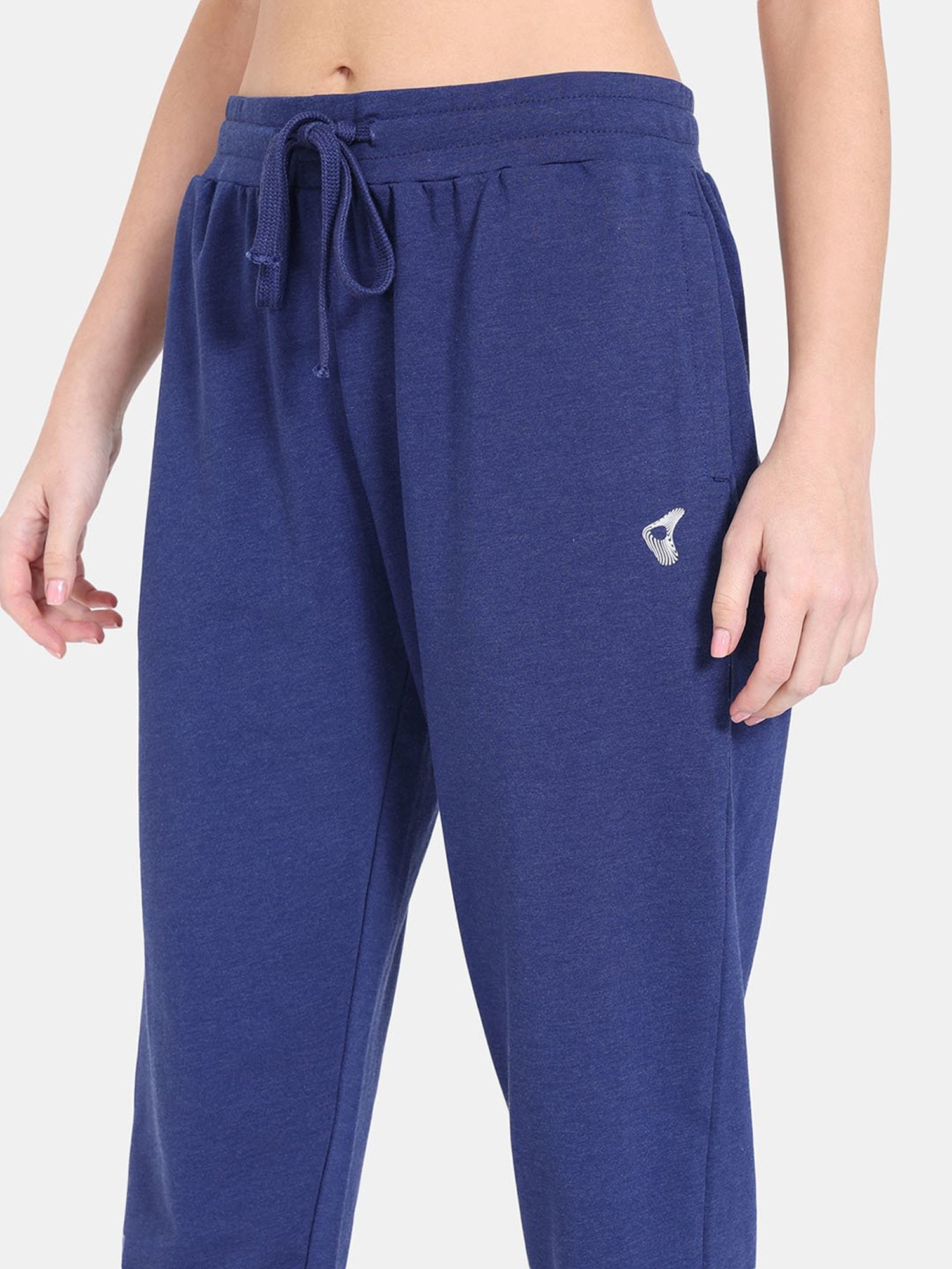 Zelocity by Zivame Blue Printed Track Pants
