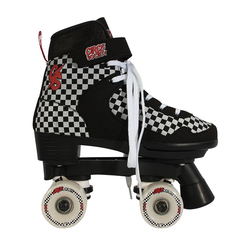 Circle Society Adjustable Skate - Street Checkered 3-7