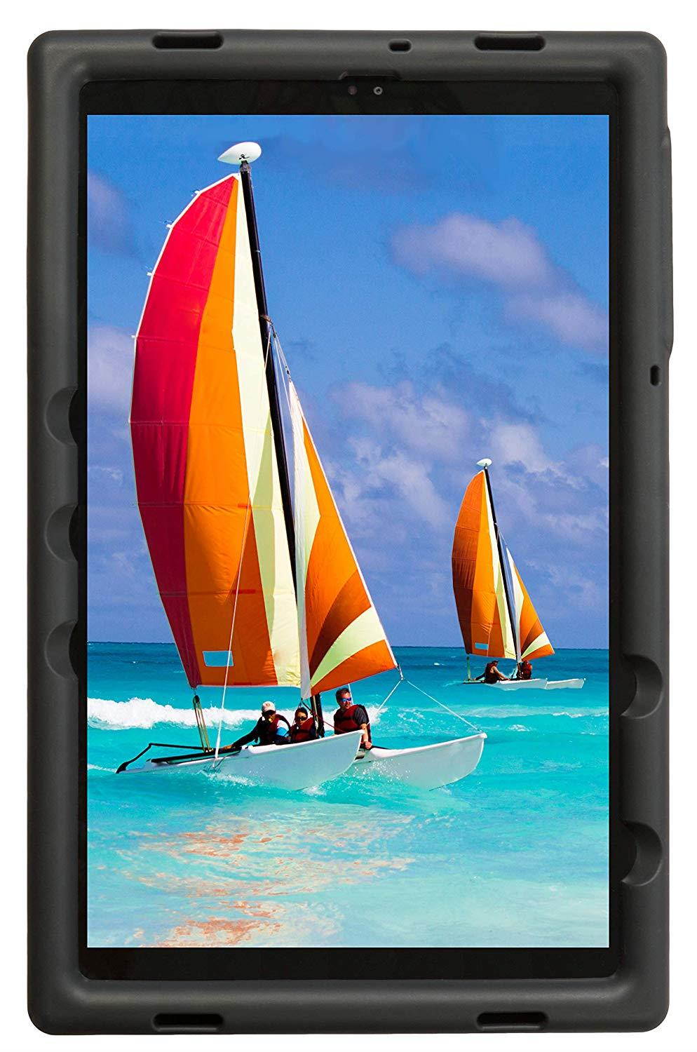 BobjGear Bobj Rugged Tablet Case for Samsung Galaxy Tab A 10.5 (SM-T590) Kid Friendly (Bold Black)