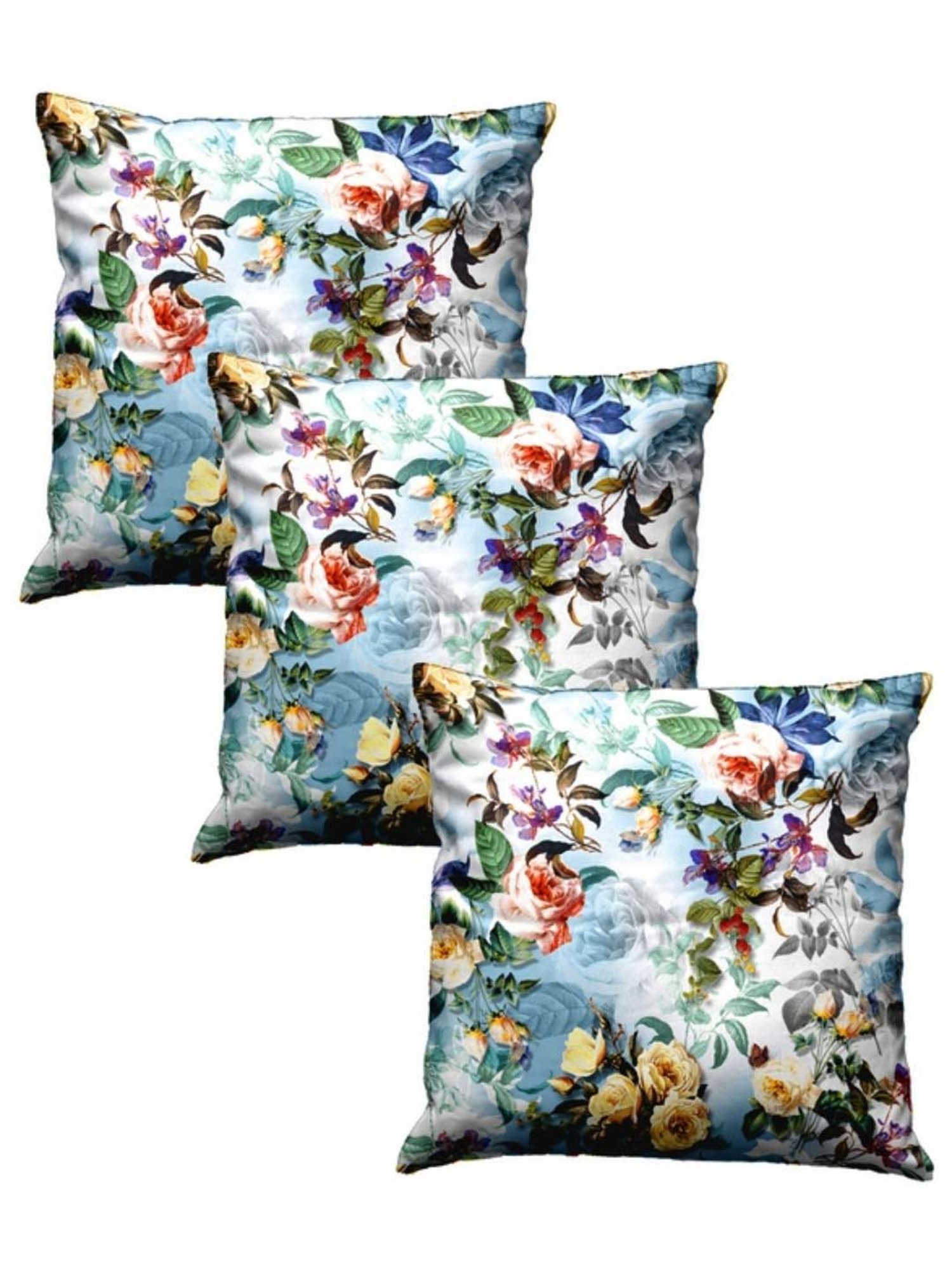 BIANCA Soft-Touch Digitally Printed Cushion Cover [Hidden Zipper On Side] -3pc 16 X16 set