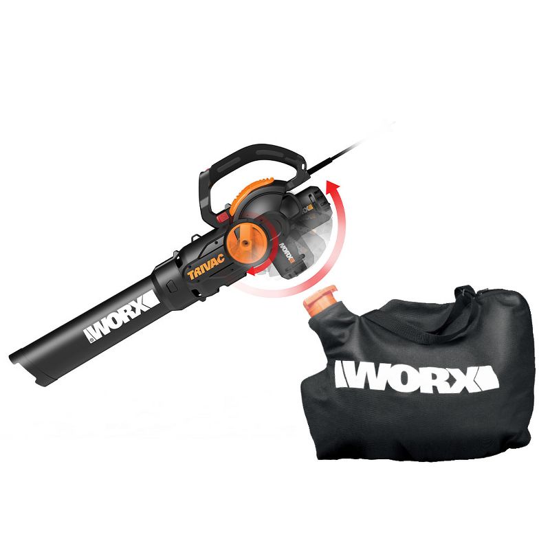 Black & Decker BV6000 12 Amp High Performance Two Speed Handheld Electric Mulcher Blower Vac