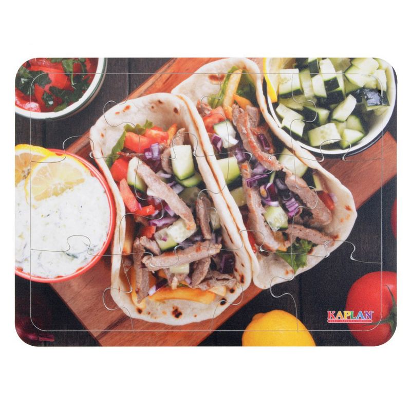 Kaplan Early Learning Cultural Food Puzzles - Set of 6