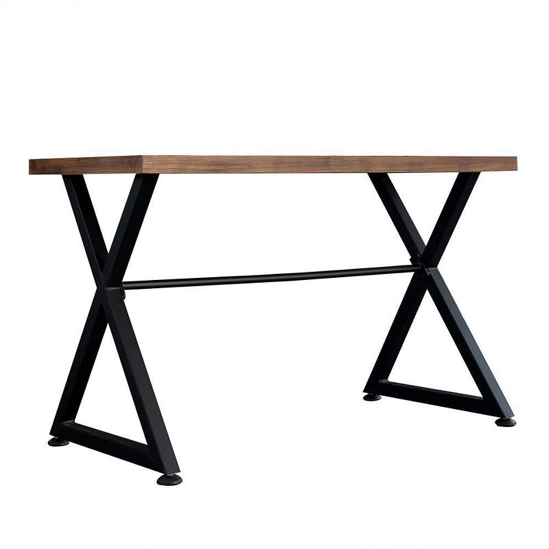 Industrial Modern Desk Nova Collection Brown/Black - AC Pacific