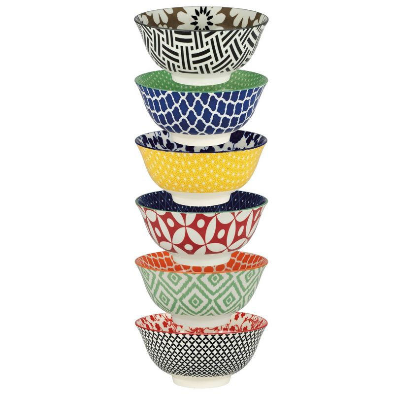 24oz 6pk Porcelain Soho Cereal Bowls - Certified International
