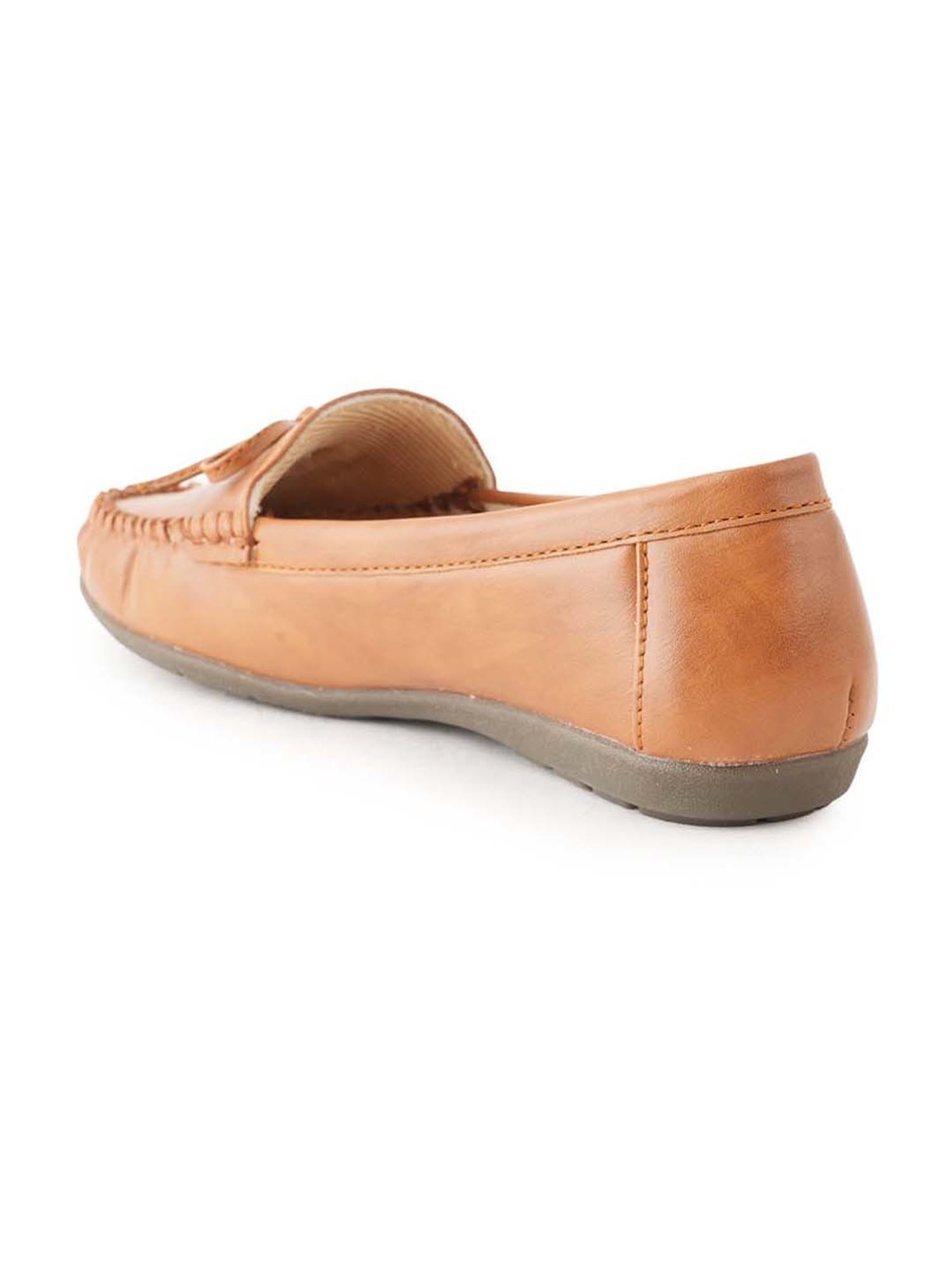 Scentra Women's Tan Casual Moccasins