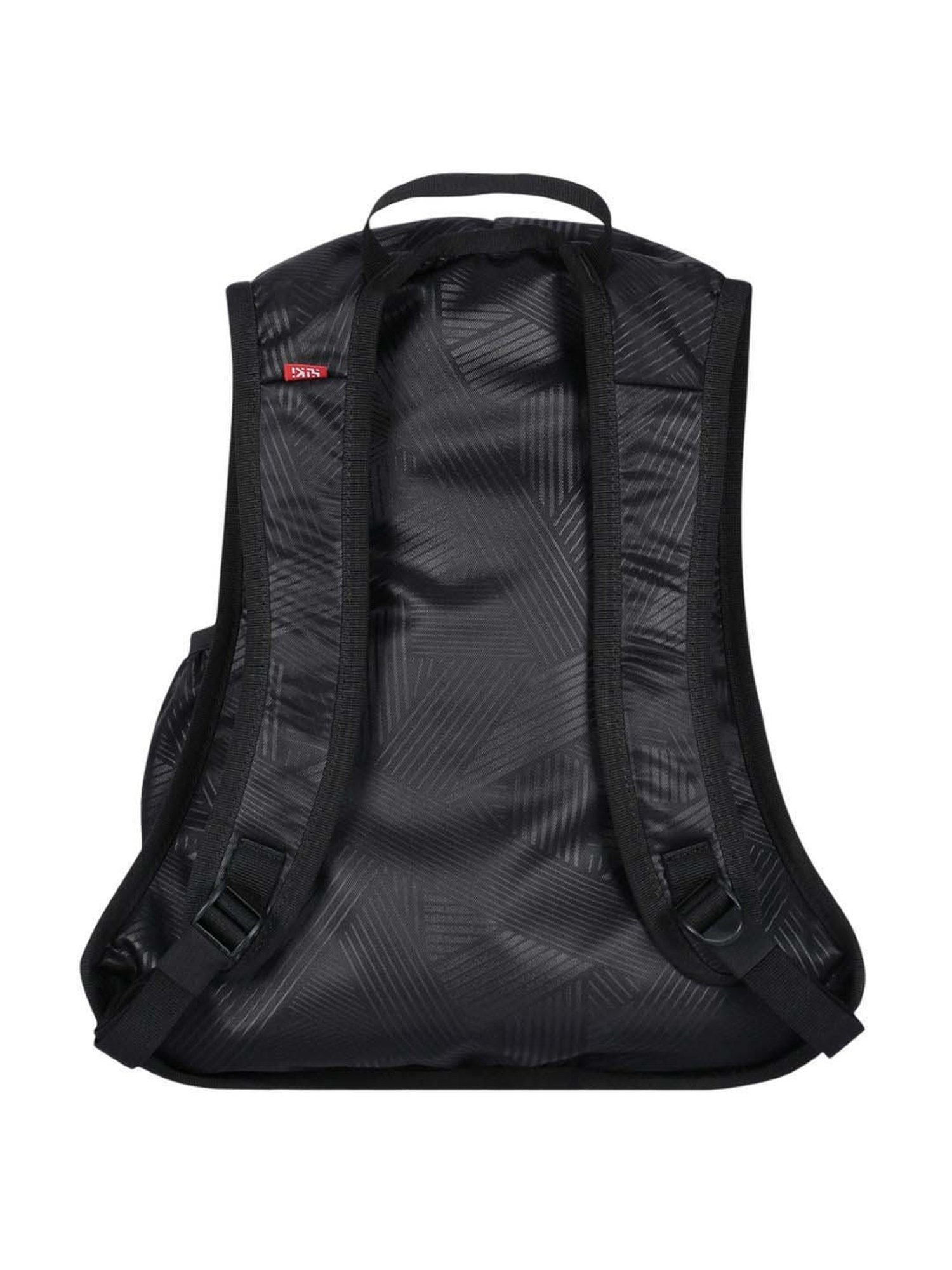 Wiki Snappy Black Medium Backpack