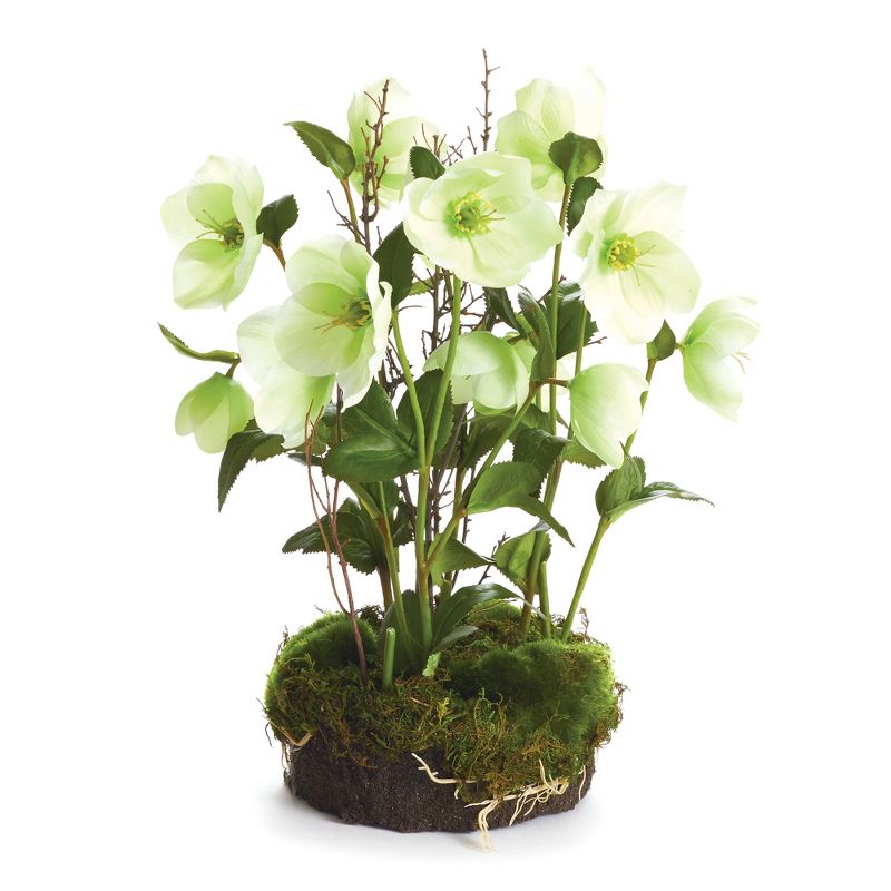 Plum & Post Hellebores Drop-In Faux (Fake) 12.5"