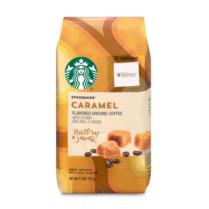 Starbucks Caramel Flavored Medium Roast Ground Coffee - 11oz