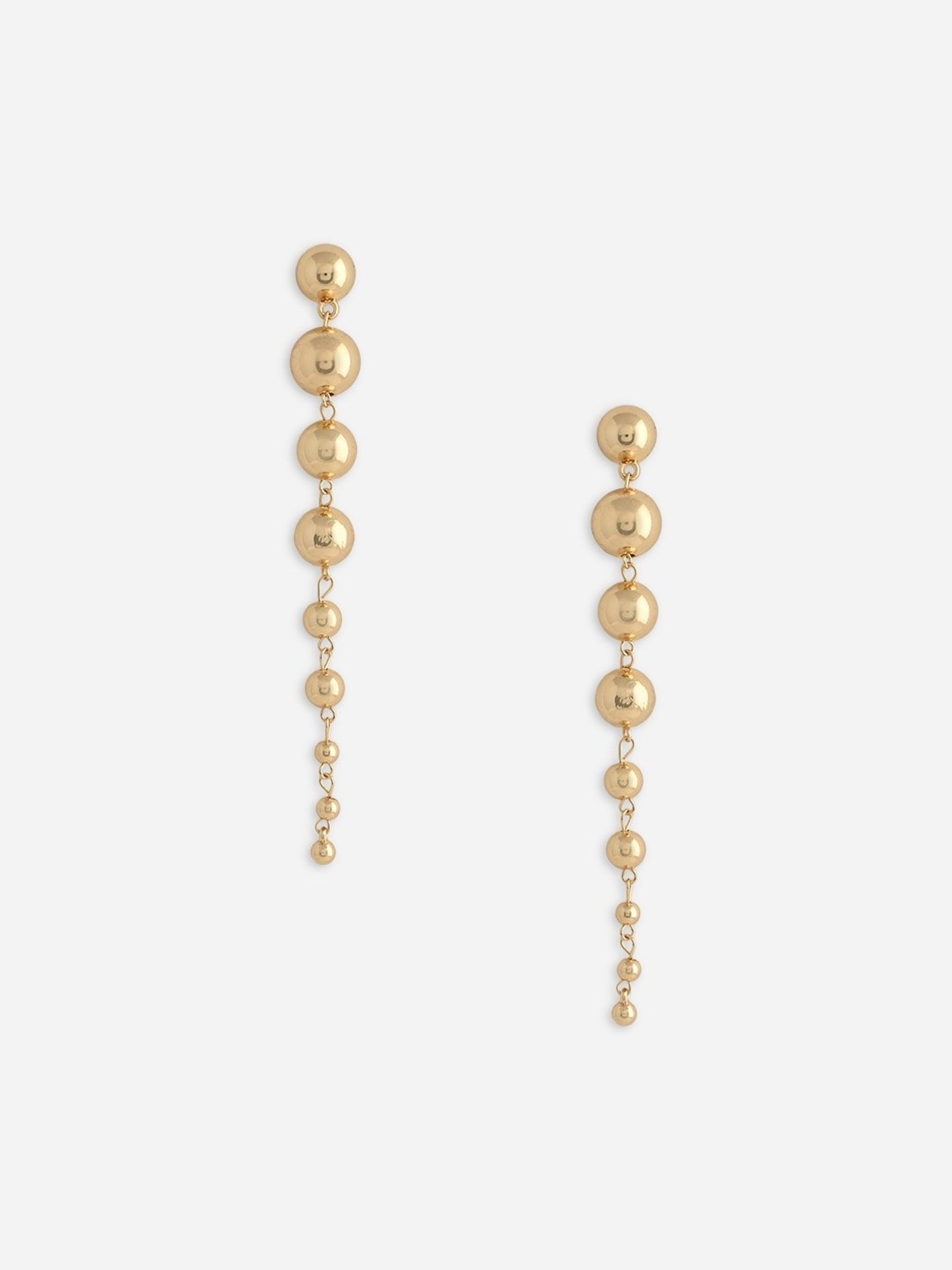 ToniQ Gold Korean Drop Earrings for Women