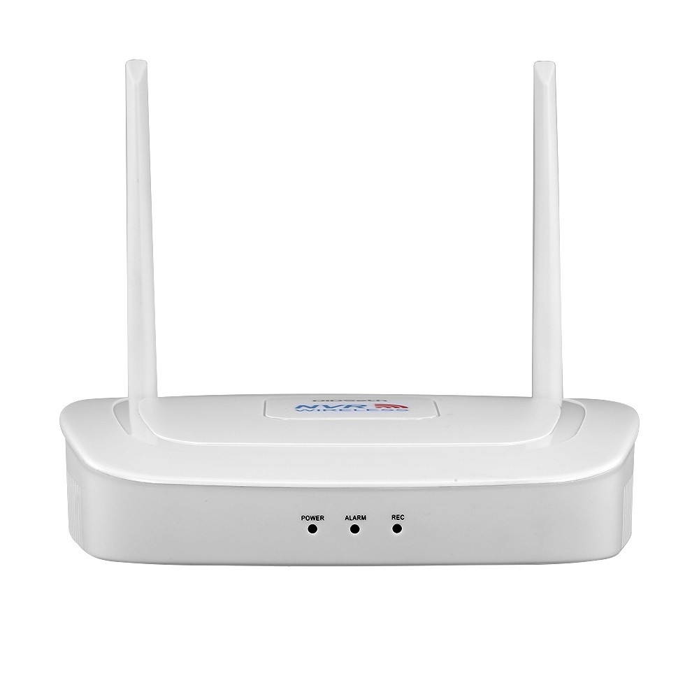 Wireless Home Security Camera System 4 Channel 1080P Surveillance NVR with 4pcs Waterproof 2MP Wireless