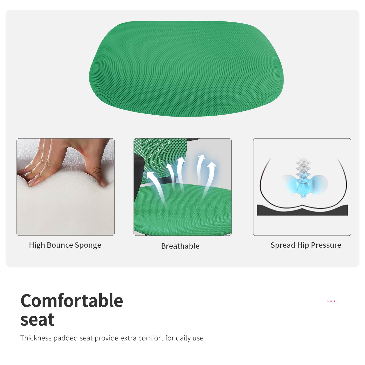 Global Leather Task Chair, Black (8993BK450/550) 