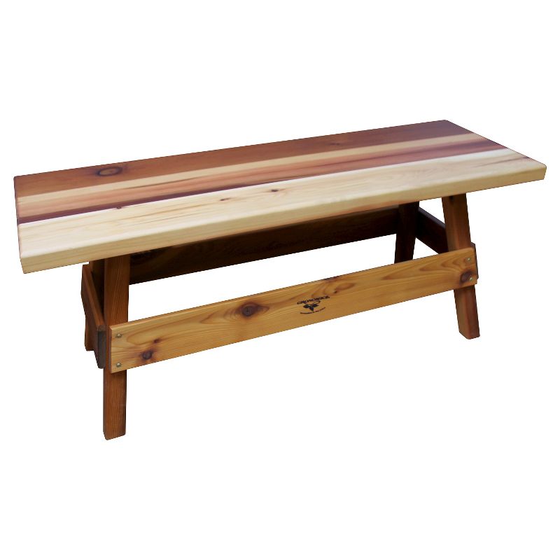 51"x16"x22" Garden Bench - Western Red Cedar - Gronomics
