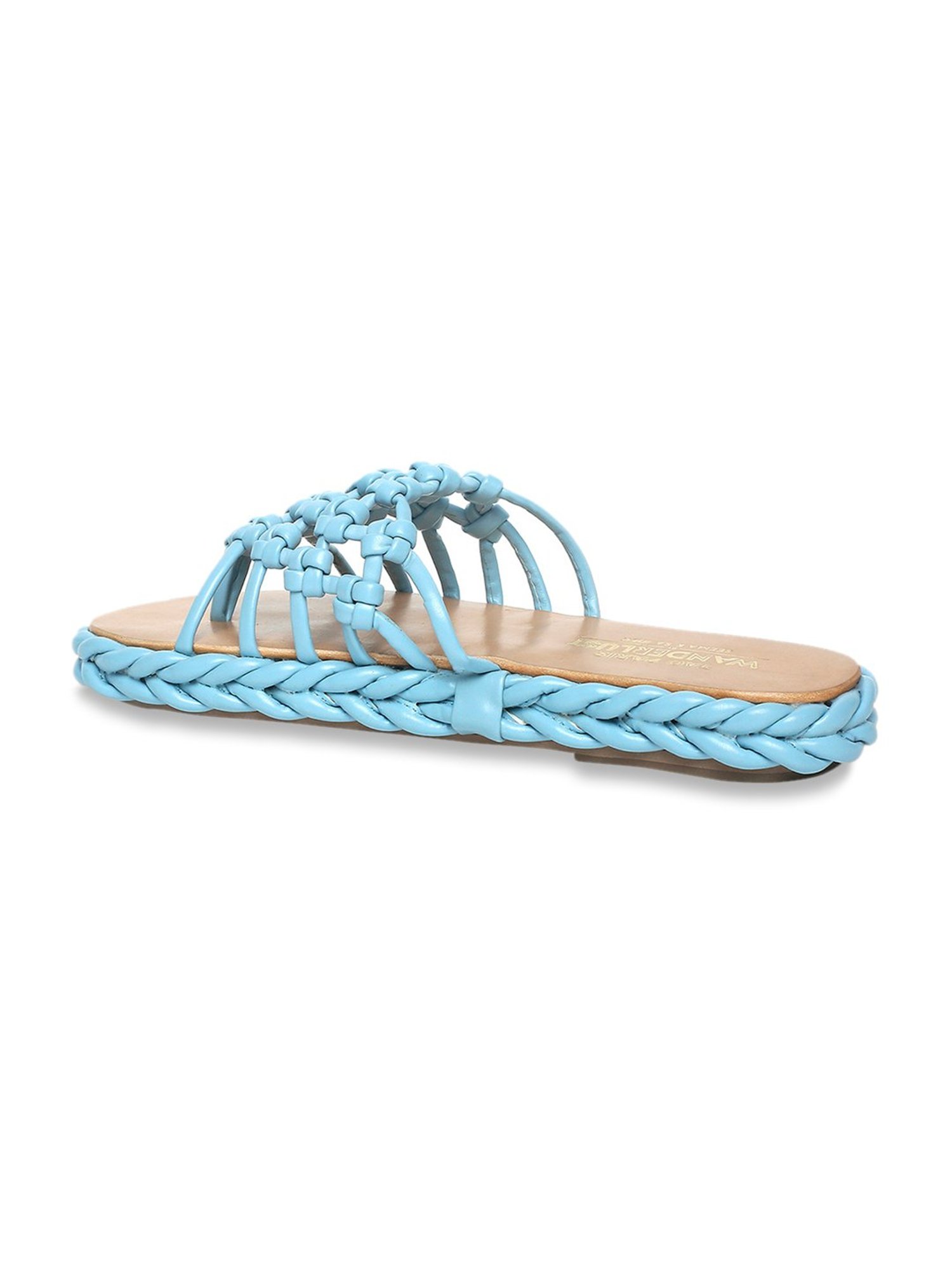 Tao Paris Women's Lisbon Blue Thong Sandals