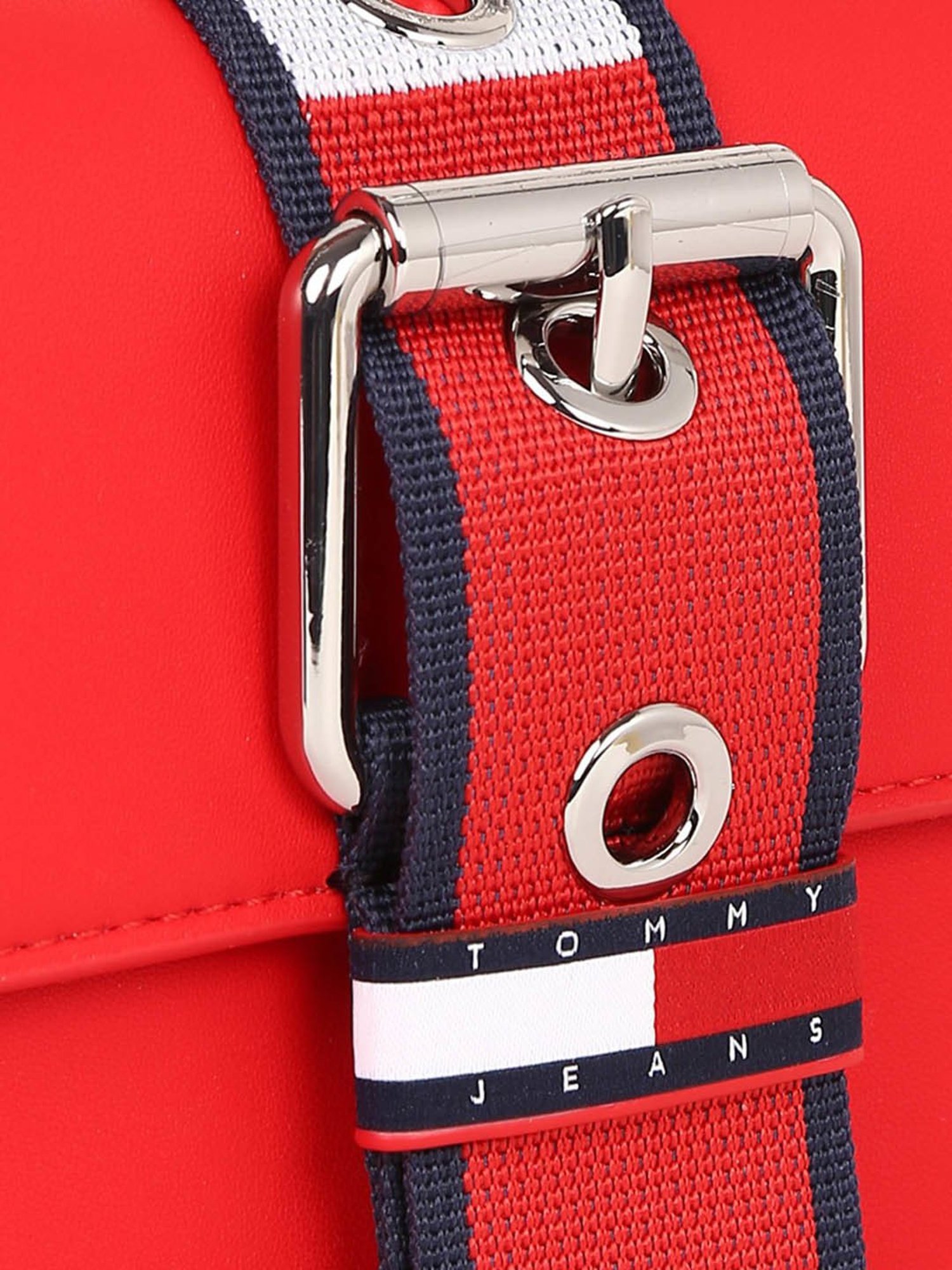 Tommy Hilfiger Women Red Solid Shoulder Bag