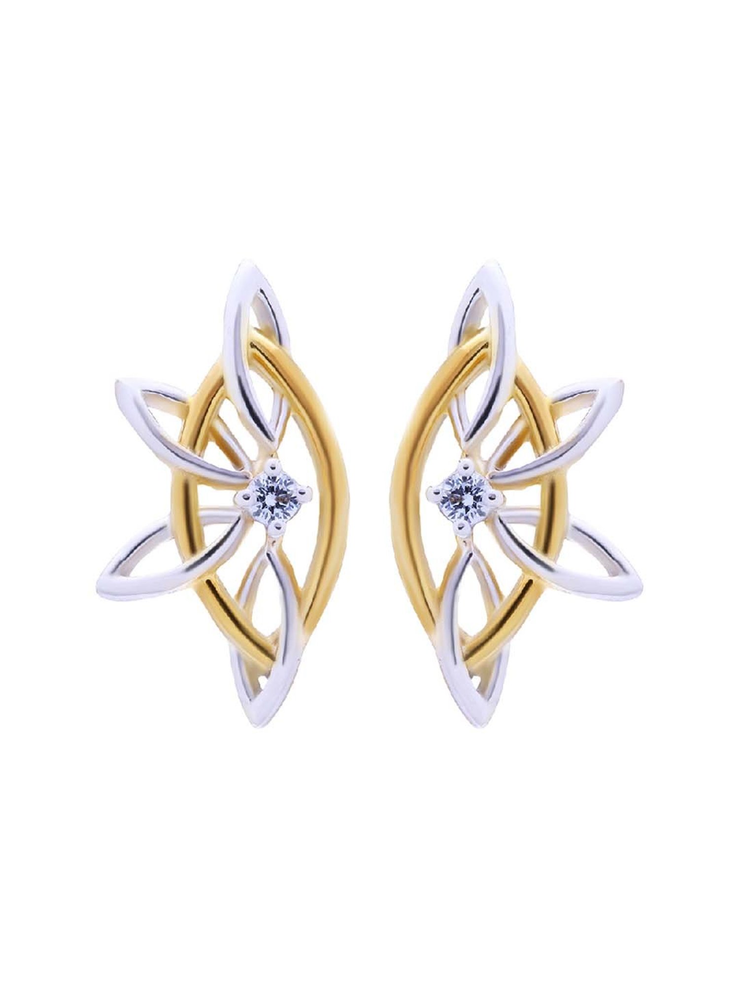 Waman Hari Pethe Jewellers 18k Gold & Diamond Earrings for Women