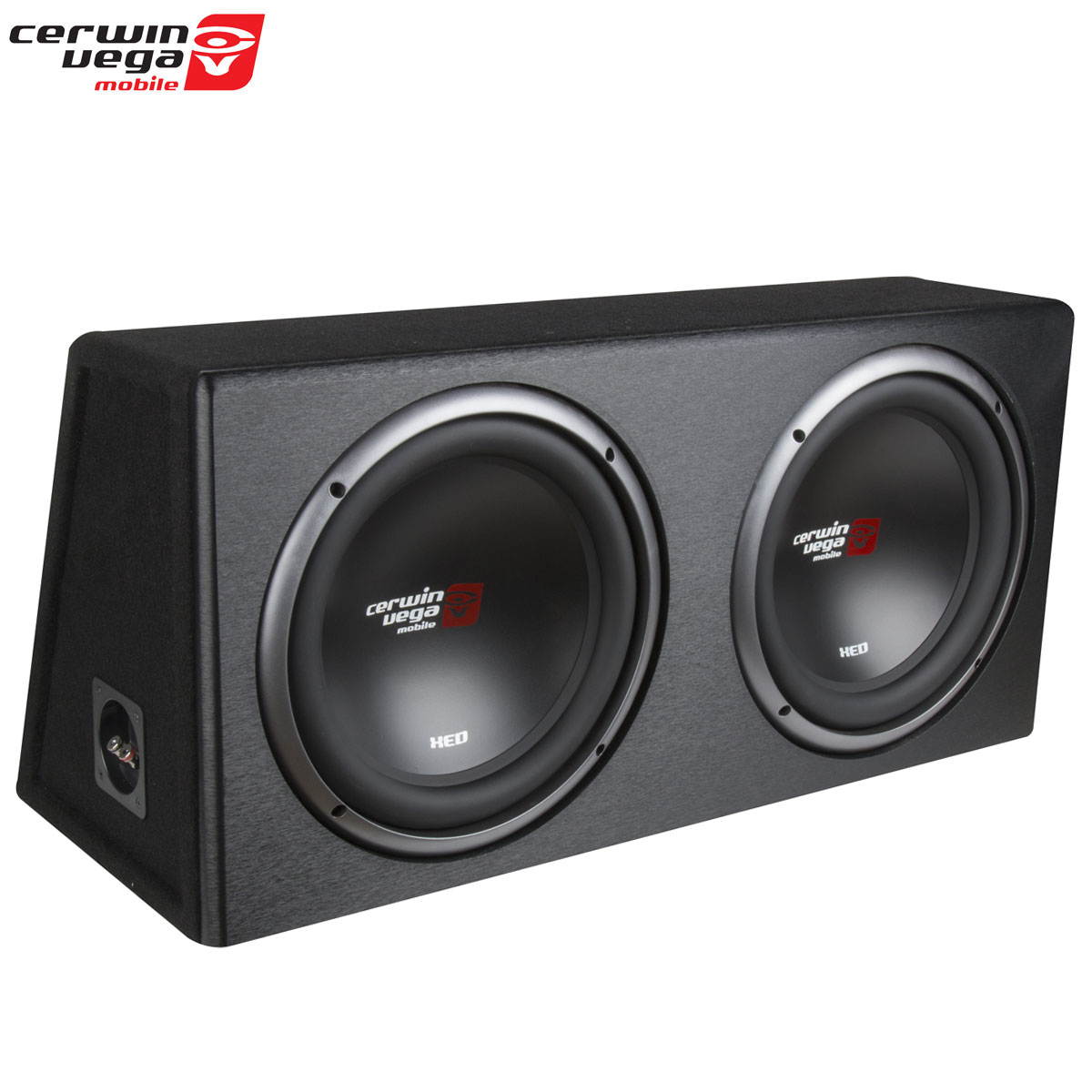 Cerwin-Vega Mobile XE10DV XED Series XE10DV Dual 10-Inch Subwoofers in Loaded Enclosure