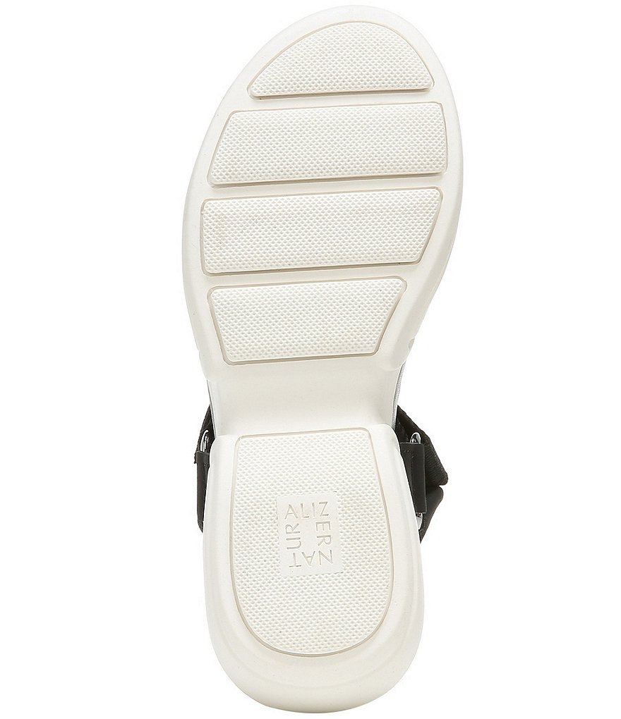 Naturalizer Flores Nubuck And Fabric Ankle Strap Sandals