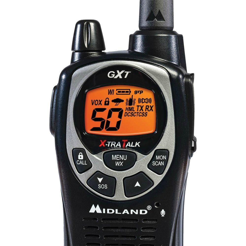 Midland GXT1000VP4, 50 Channel GMRS Two Way Radio (10 Pack)