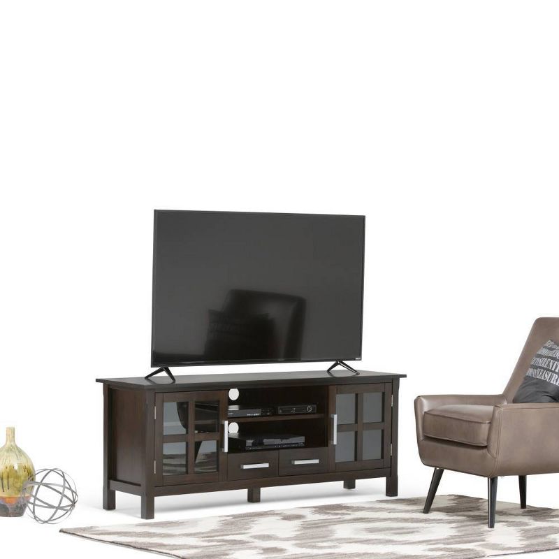 60" Waterloo Wide TV Stand Hickory Brown - WyndenHall