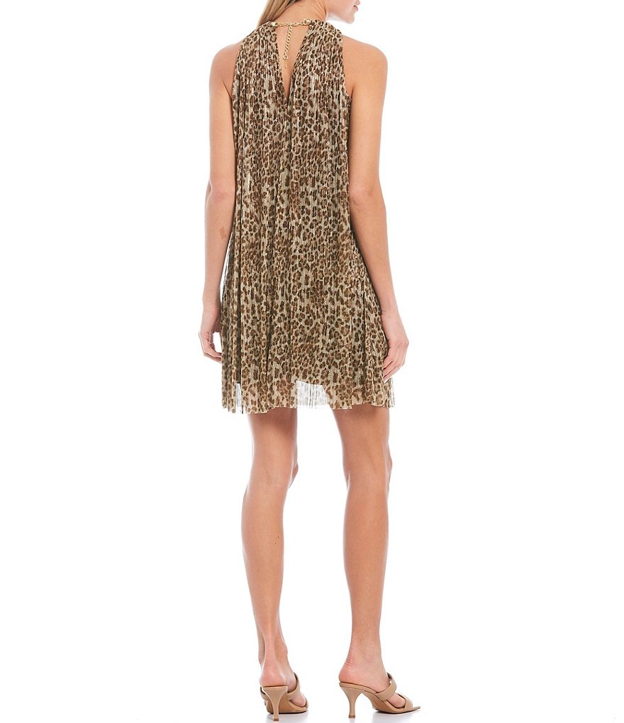 Laundry by Shelli Segal Ruffle Front Stretch Crepe Faux Wrap Dress