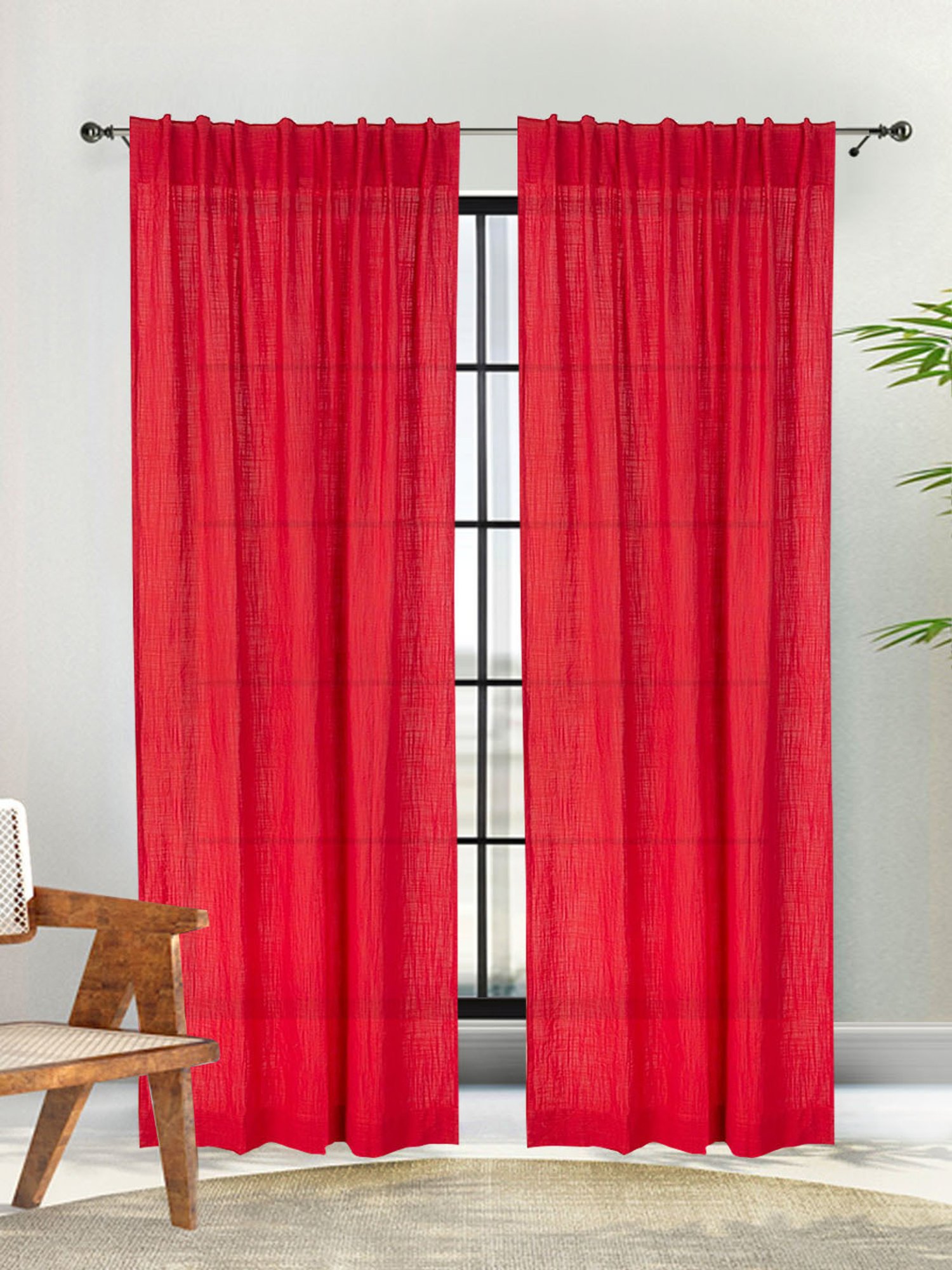 Fabindia Nalika Curtain | 1Pc