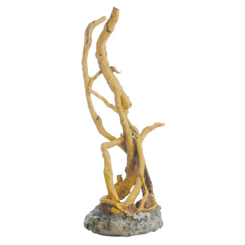 biOrb Moorwood Ornament Aquarium Artificial Plants - Brown - M
