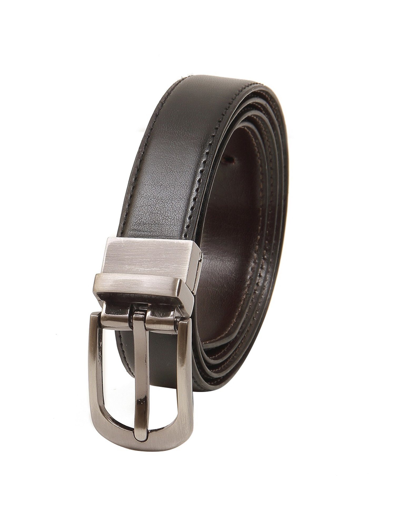 Calvadoss Black & Brown Reversible Belt for Women