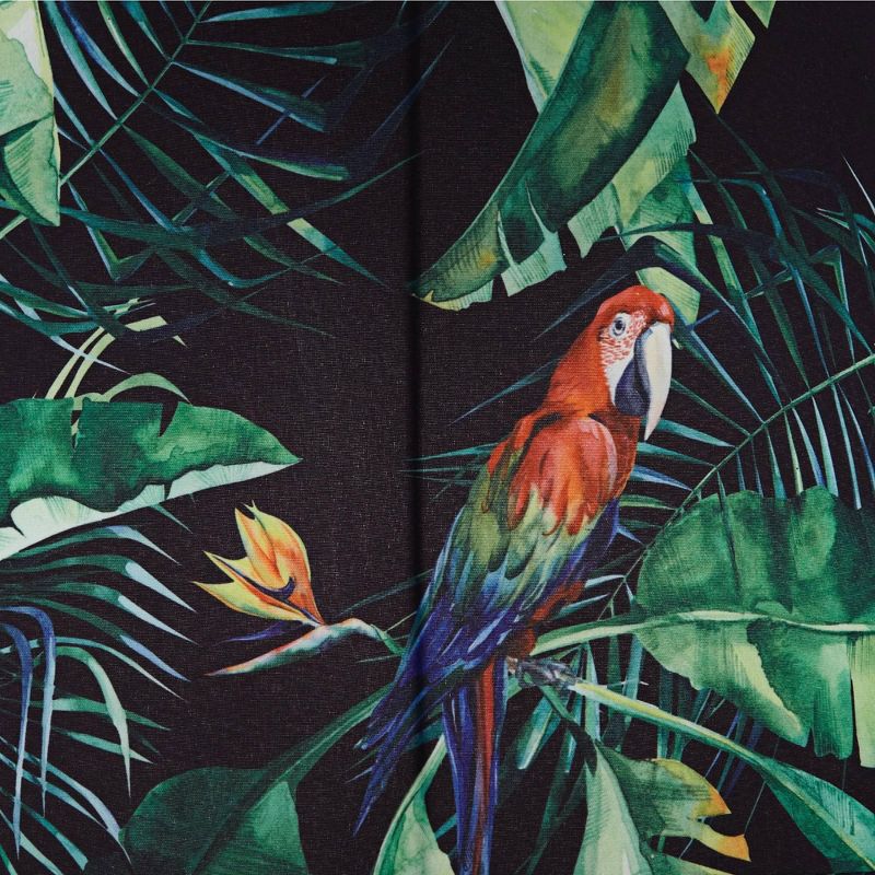 Springcrest Tarbu Tropical Leaf Medium Drum Lamp Shade 13" Top x 15" Bottom x 10.5" High (Spider) Replacement