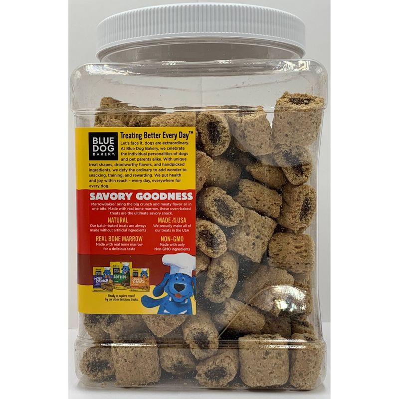 Blue Dog Bakery Marrow Bakes Beef Flavor Dry Dog Treats - 28oz