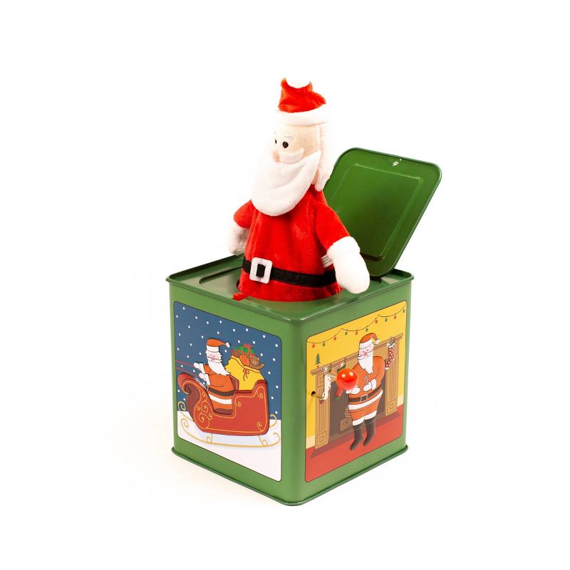 'Santa Jack-in-the-Box' Bouncing Spring Toy