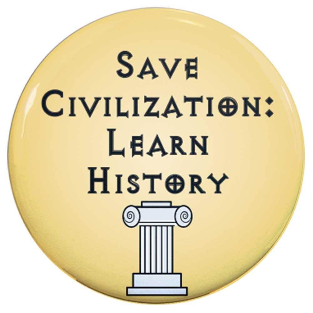 Buttonsmith Teacher Social Studies Tinker Top Set to use with Tinker Reel badge reel - Made in USA