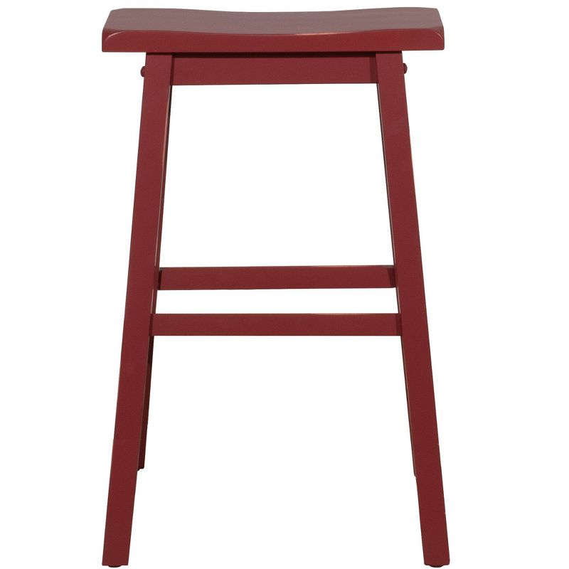 30" Morena Backless Barstool Red - Hillsdale Furniture