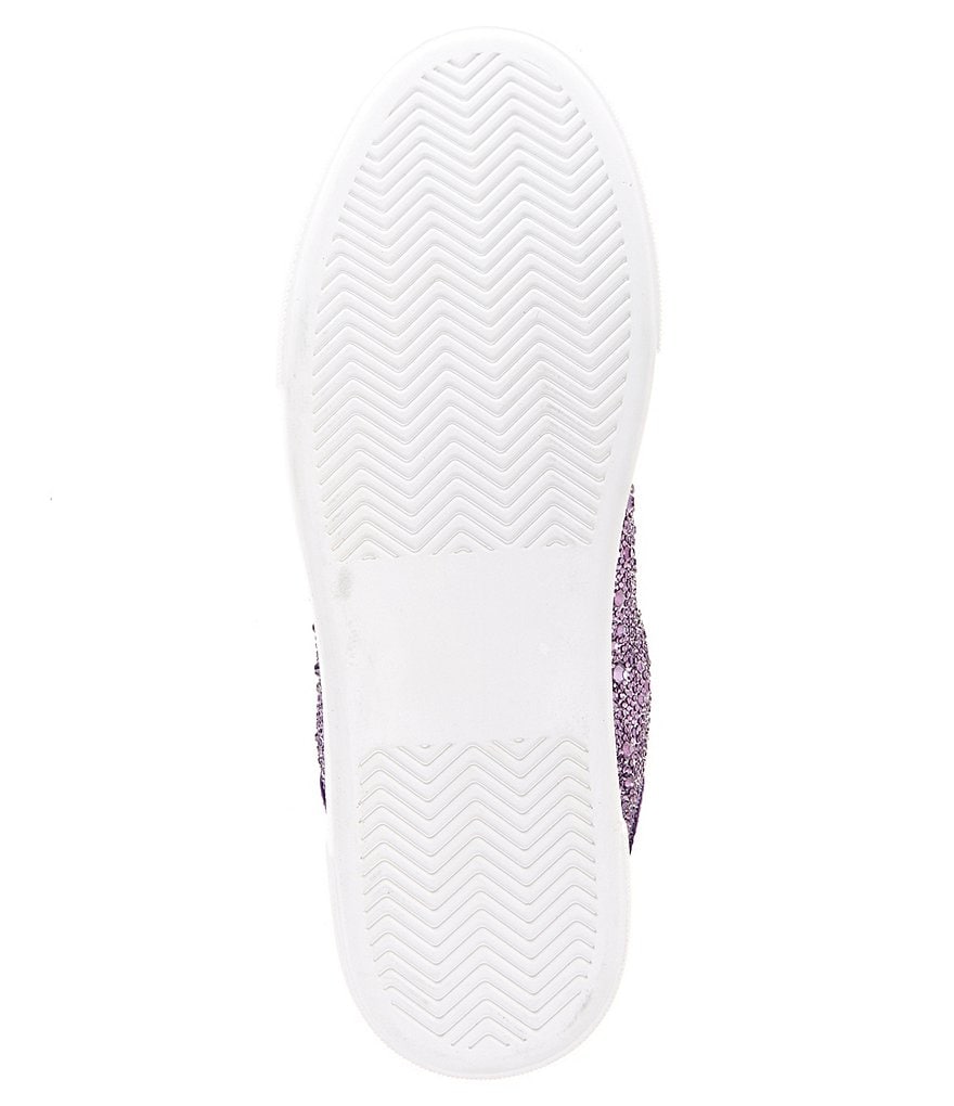 Blue by Betsey Johnson Sidny Rhinestone Embellished Platform Lace-Up Sneakers