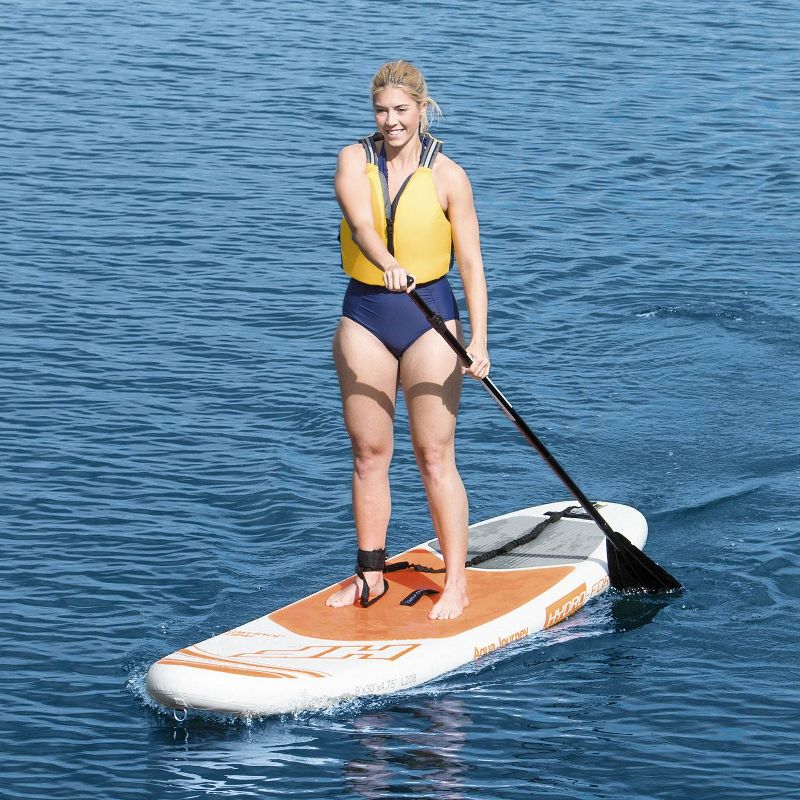 Bestway Hydro Force Fiberglass 85 Inch Adjustable Stand Up Paddle Board SUP Oar