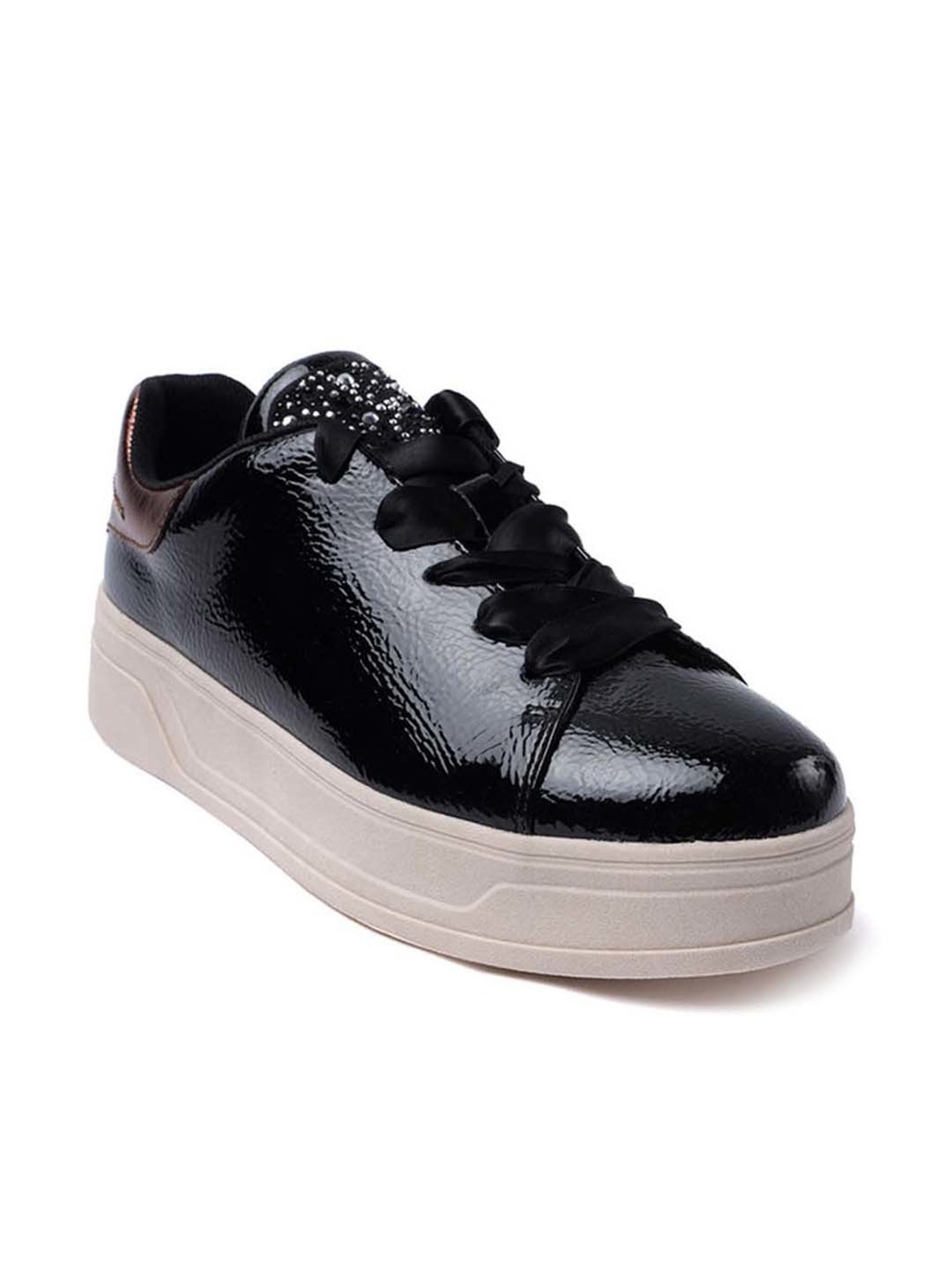 BAGATT Women's Piper Evo Black Casual Sneakers