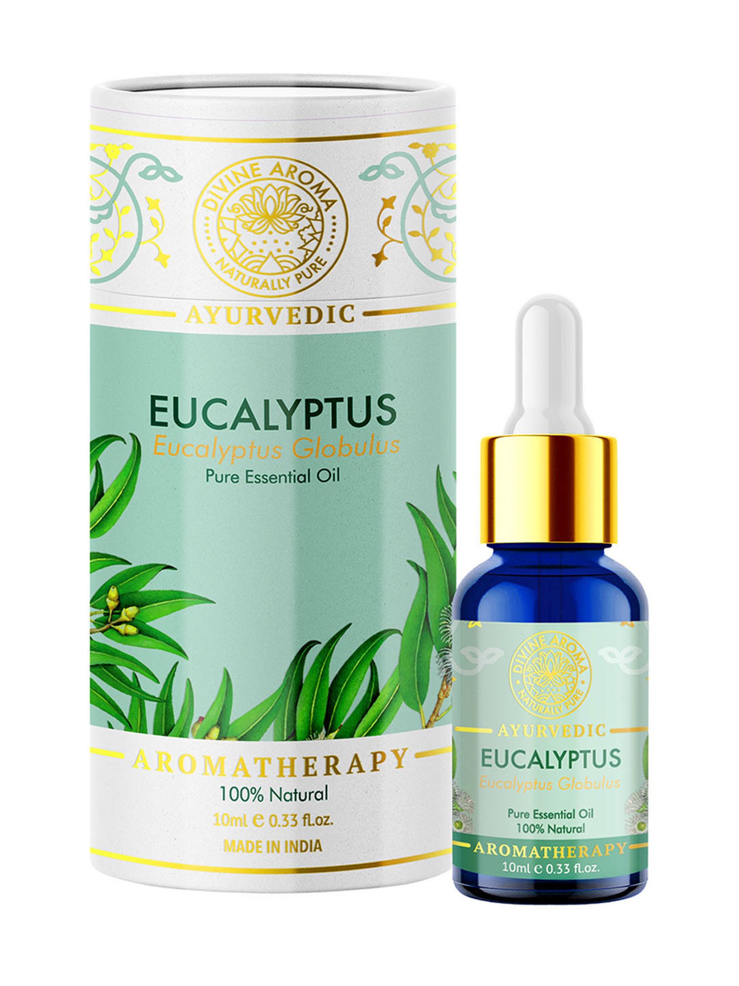 Divine Aroma Eucalyptus Essential Oil - 10 ml