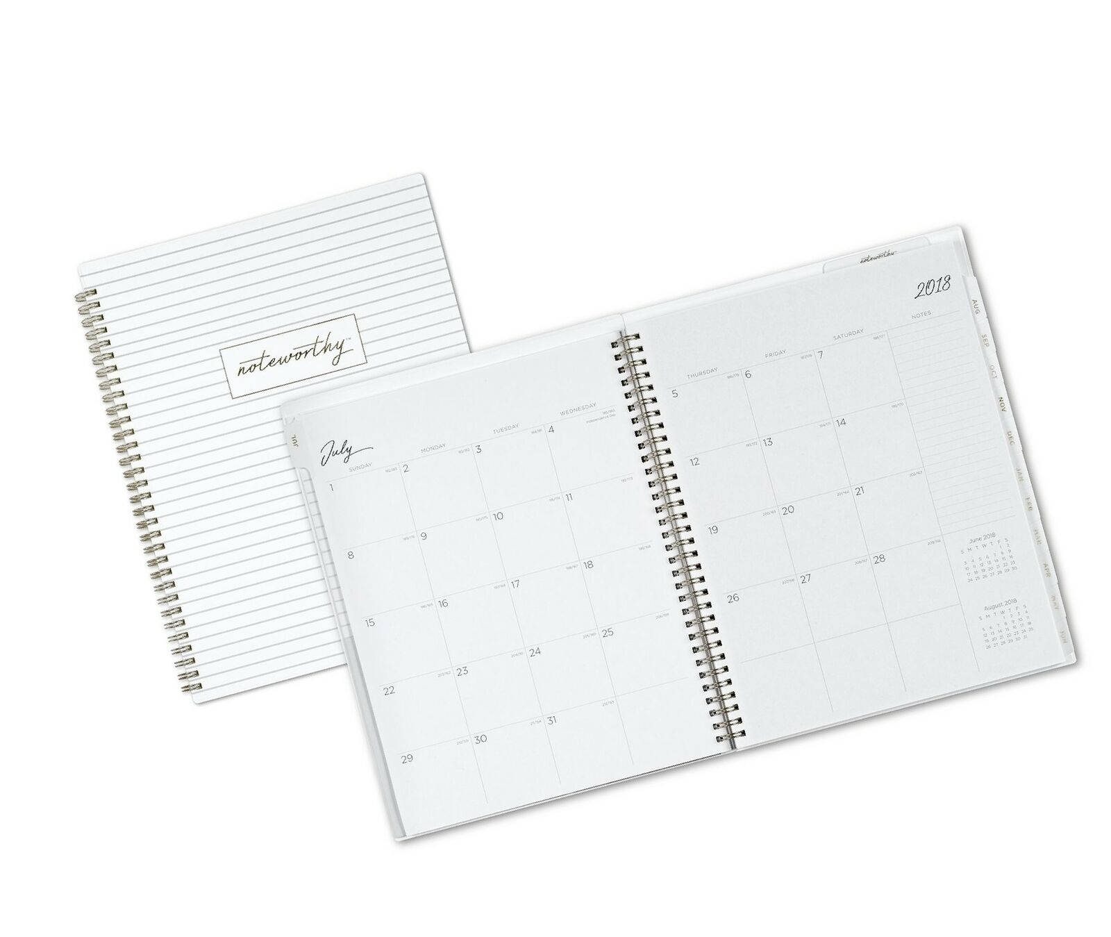 Blue Sky Noteworthy 2018-2019 Academic Year Weekly & Monthly Premium Planner,...