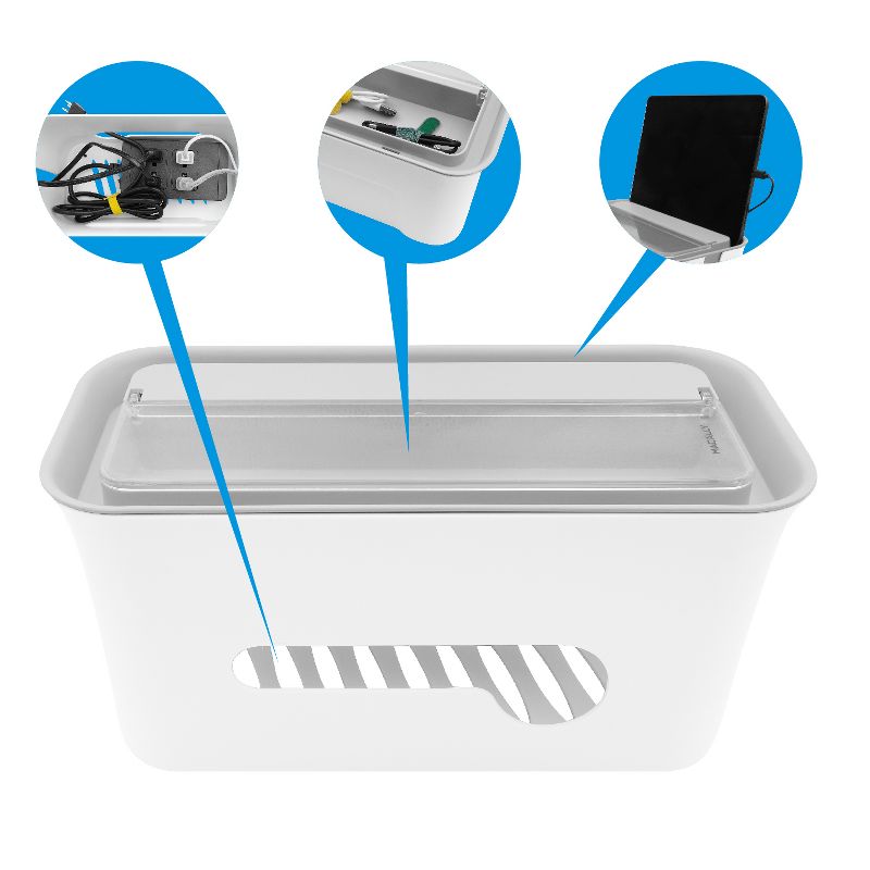 Macally Cable Management Box Organizer