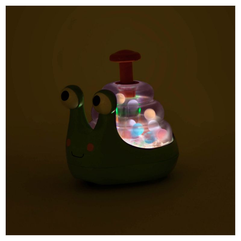 B. toys Light-up Snail Ball Popper - Escar-Gloooooow