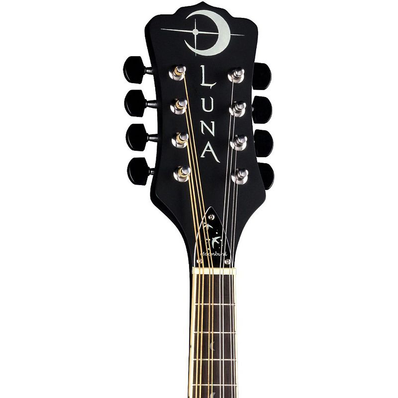 Luna Guitars BGM Moonbird F-Style Piezo Mandolin Satin Black