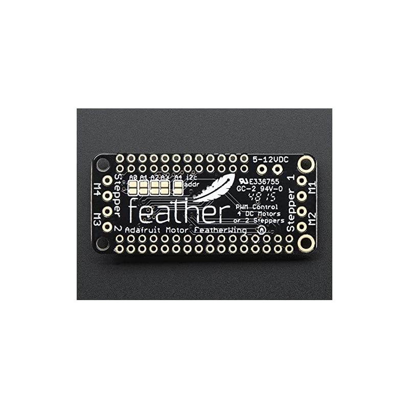 Motor and Stepper FeatherWing Add-on For All Feather Boards