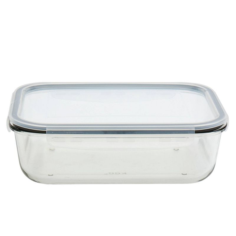 Mason Craft & More Set of 2 Rectangular Food Storage Containers with Lids
