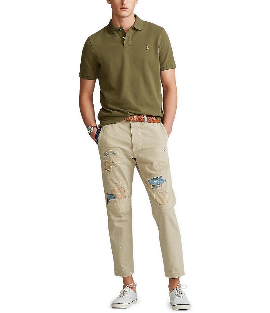 Polo Ralph Lauren Classic-Fit Solid Mesh Polo Shirt