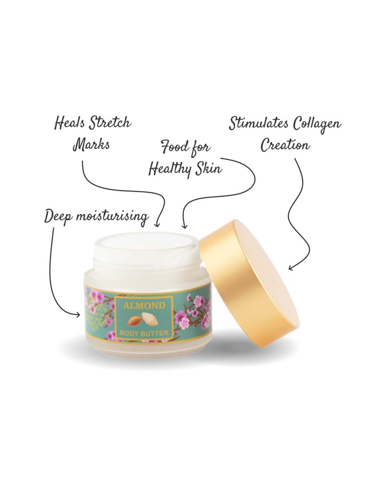 The Love Co. Cherry Blossom Body Butter - 200 gm