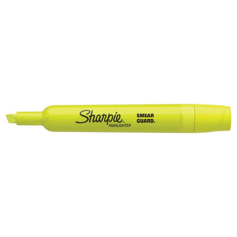 Integra Desk Highlighter Chisel Tip 12/PK Fluorescent Yellow 30004